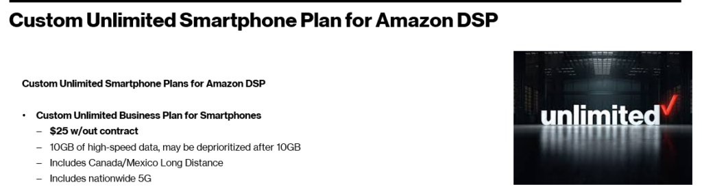 Verizon Wireless Amazon DSP offer