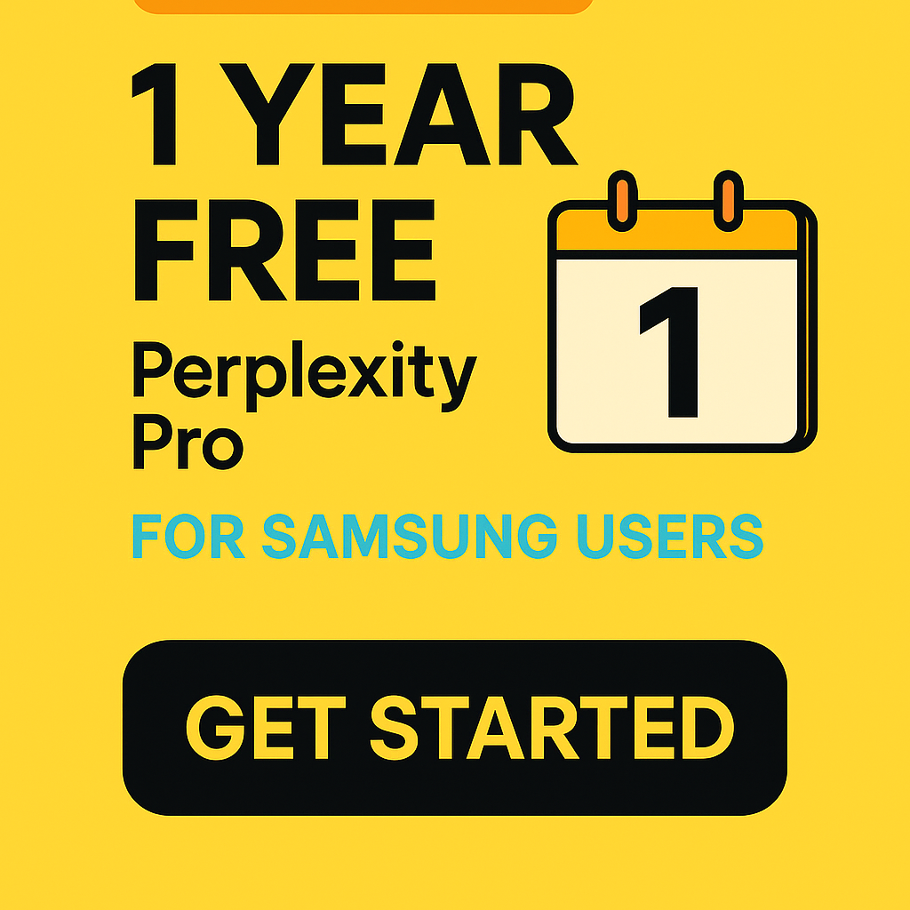 Limited time offer: one year of Perplexity AI Pro free for Samsung users