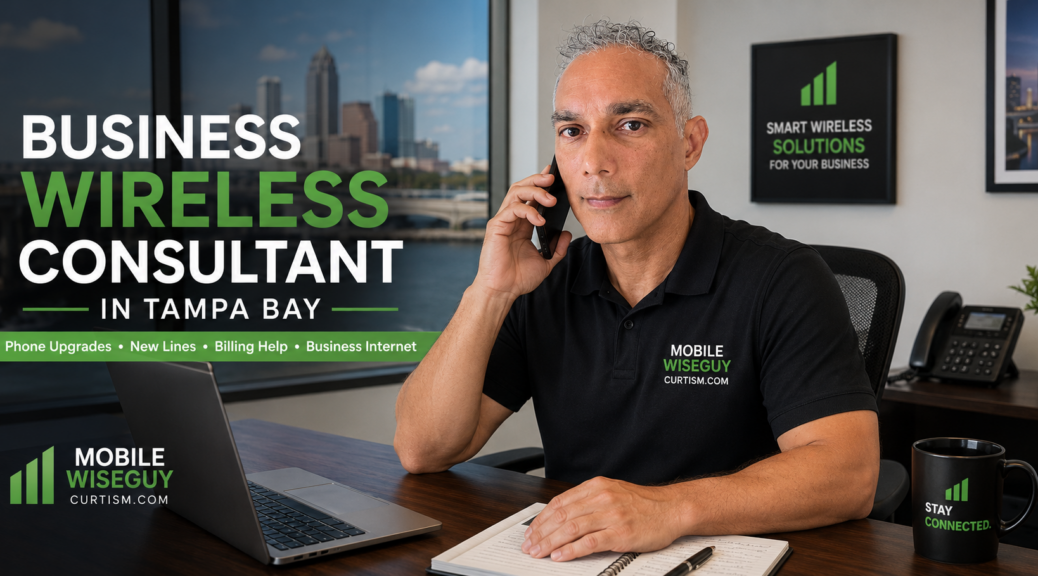 Business Wireless Consultant in Tampa Bay helping local companies with wireless accounts